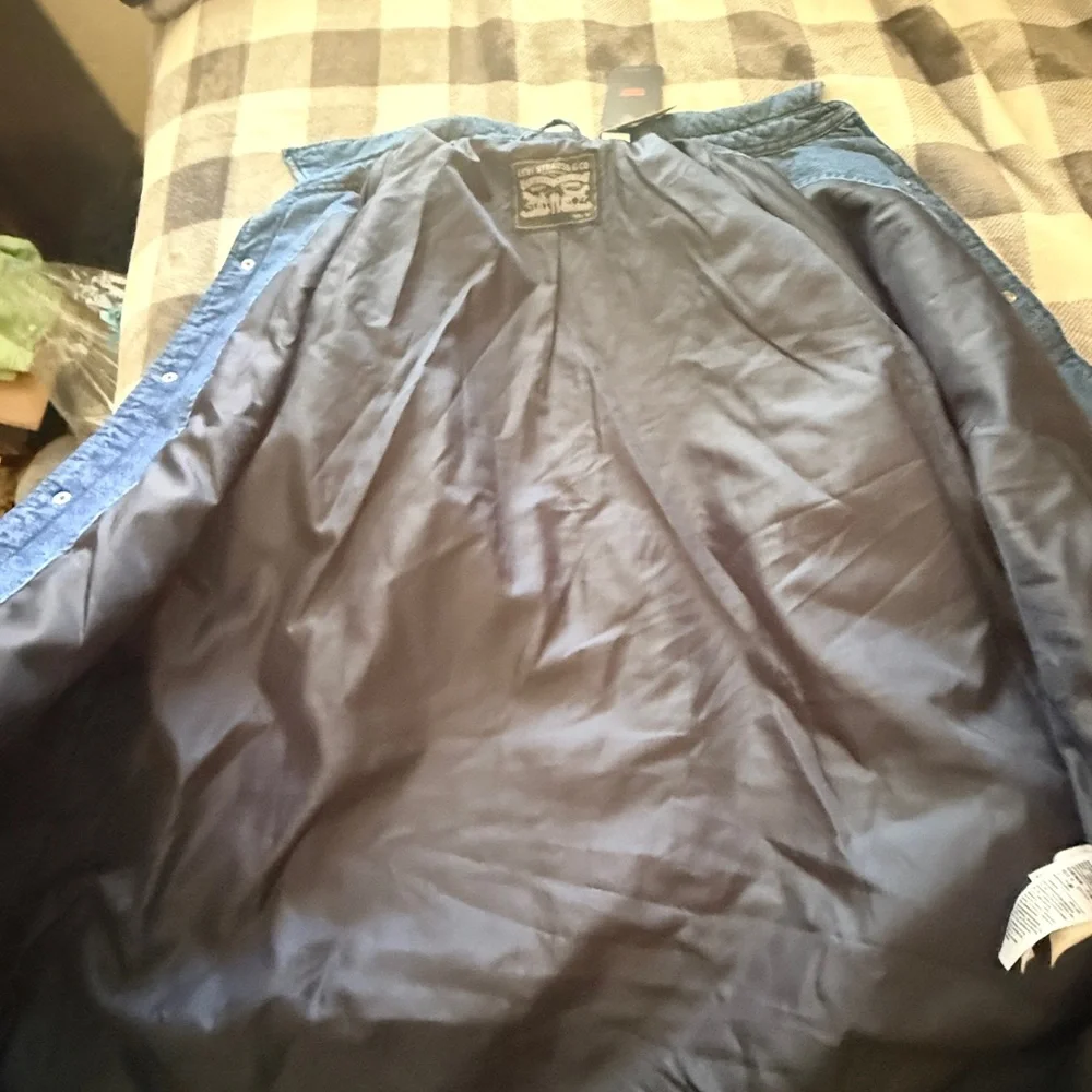 Levi's Quilted Denim Jacket - Blue - Picture 8 of 10